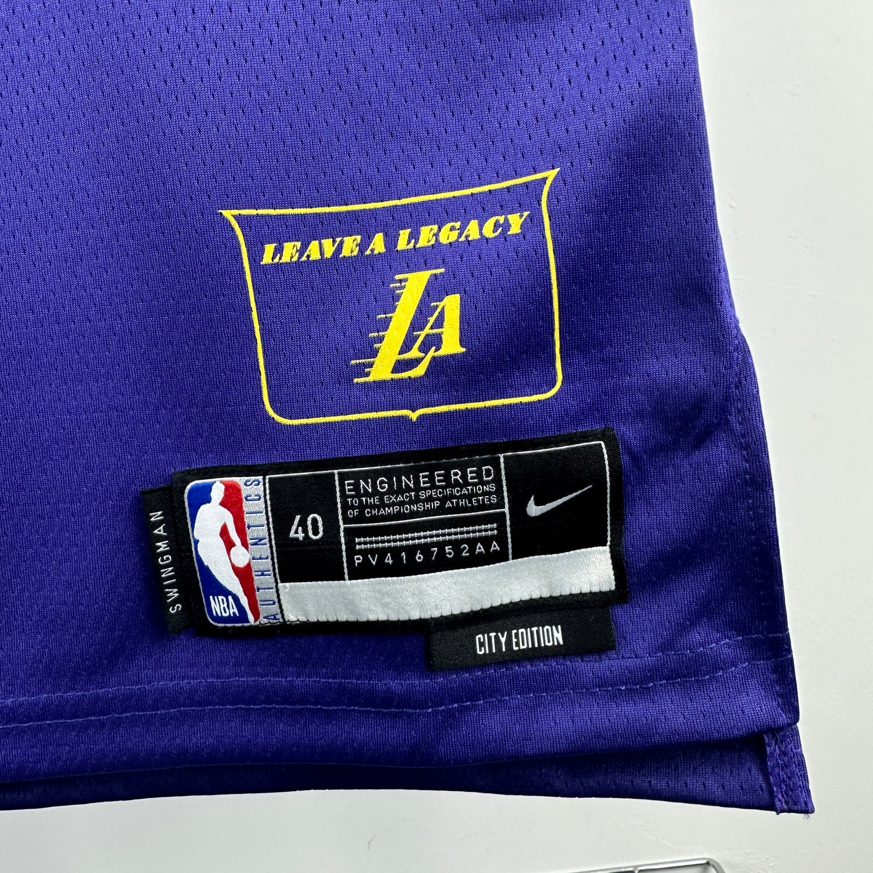 NBA JERSEY LAKERS CITY EDITION LAKE SHOW 24/25
