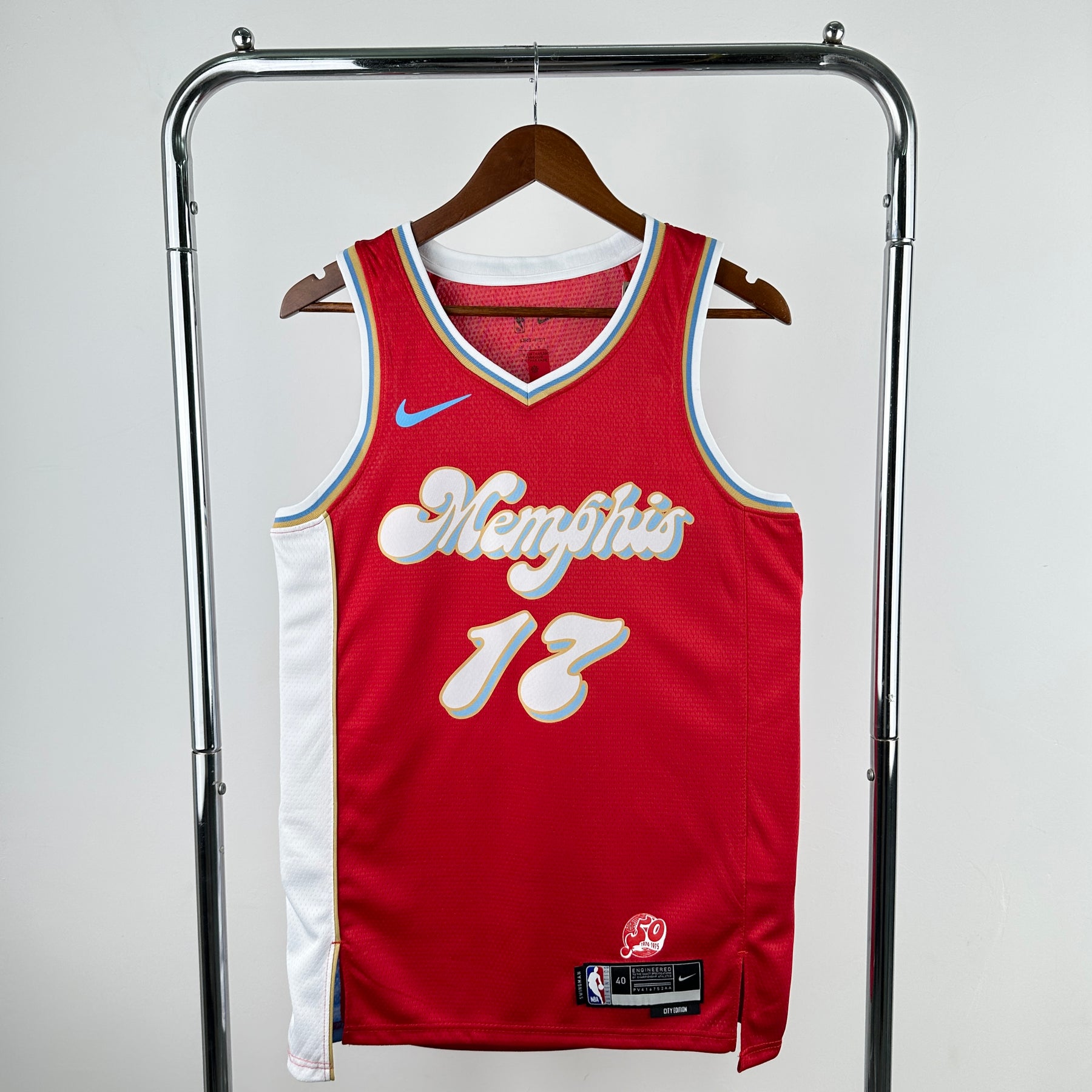 NBA JERSEY GRIZZLIES RED 24/25