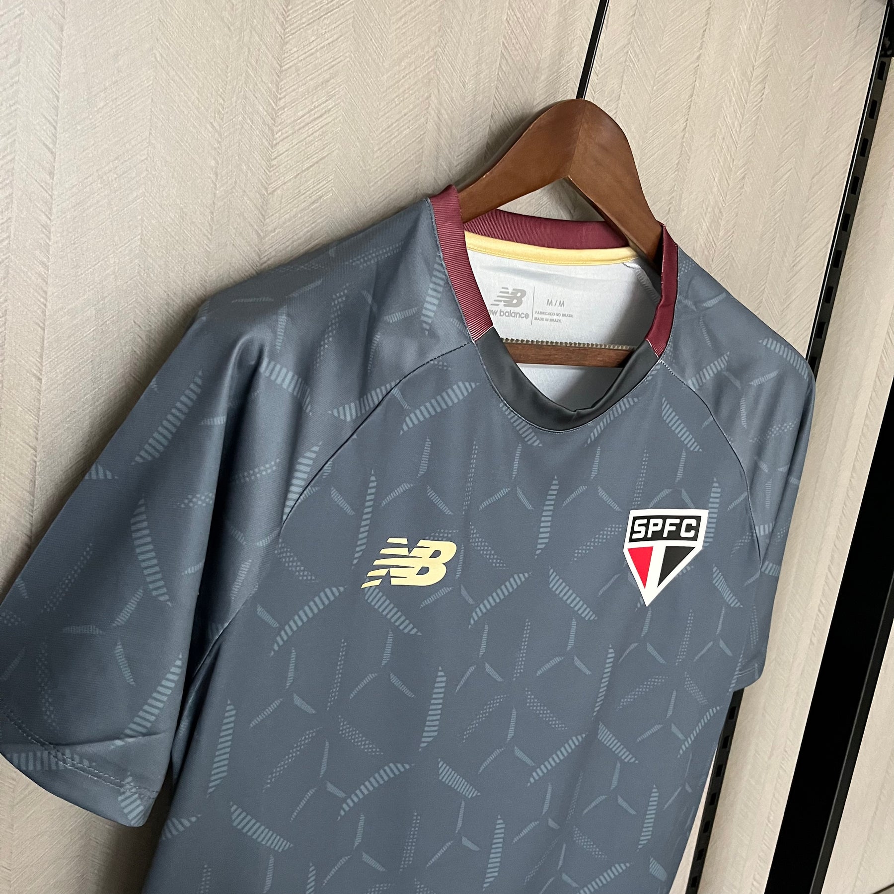 CAMISA SÃO PAULO TREINO CINZA 25/26