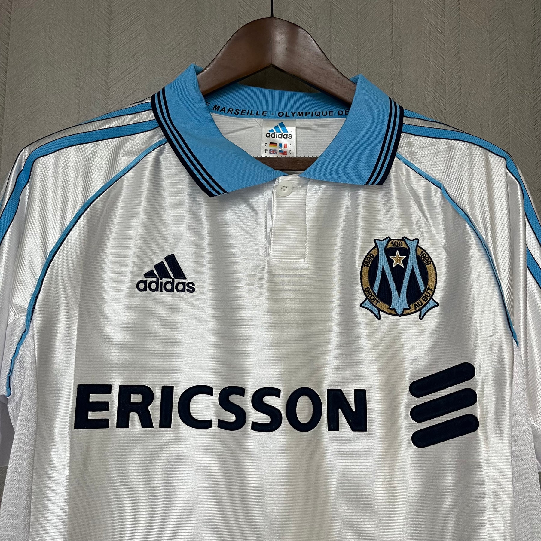 CAMISA RETRÔ OLIMPIQUE DE MARSELHA HOME 1998/99
