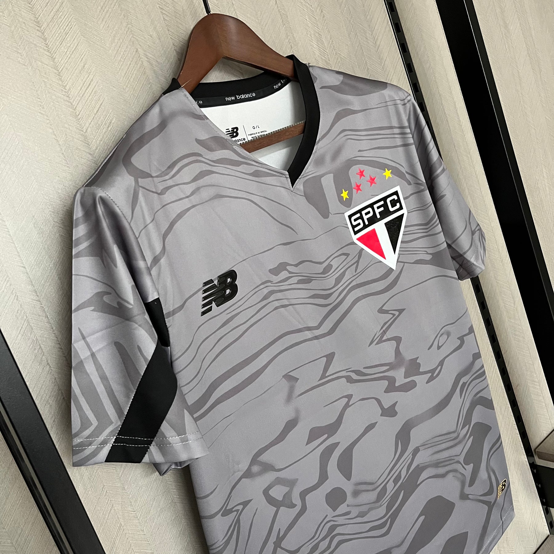 CAMISA SÃO PAULO TREINO CINZA 24/25