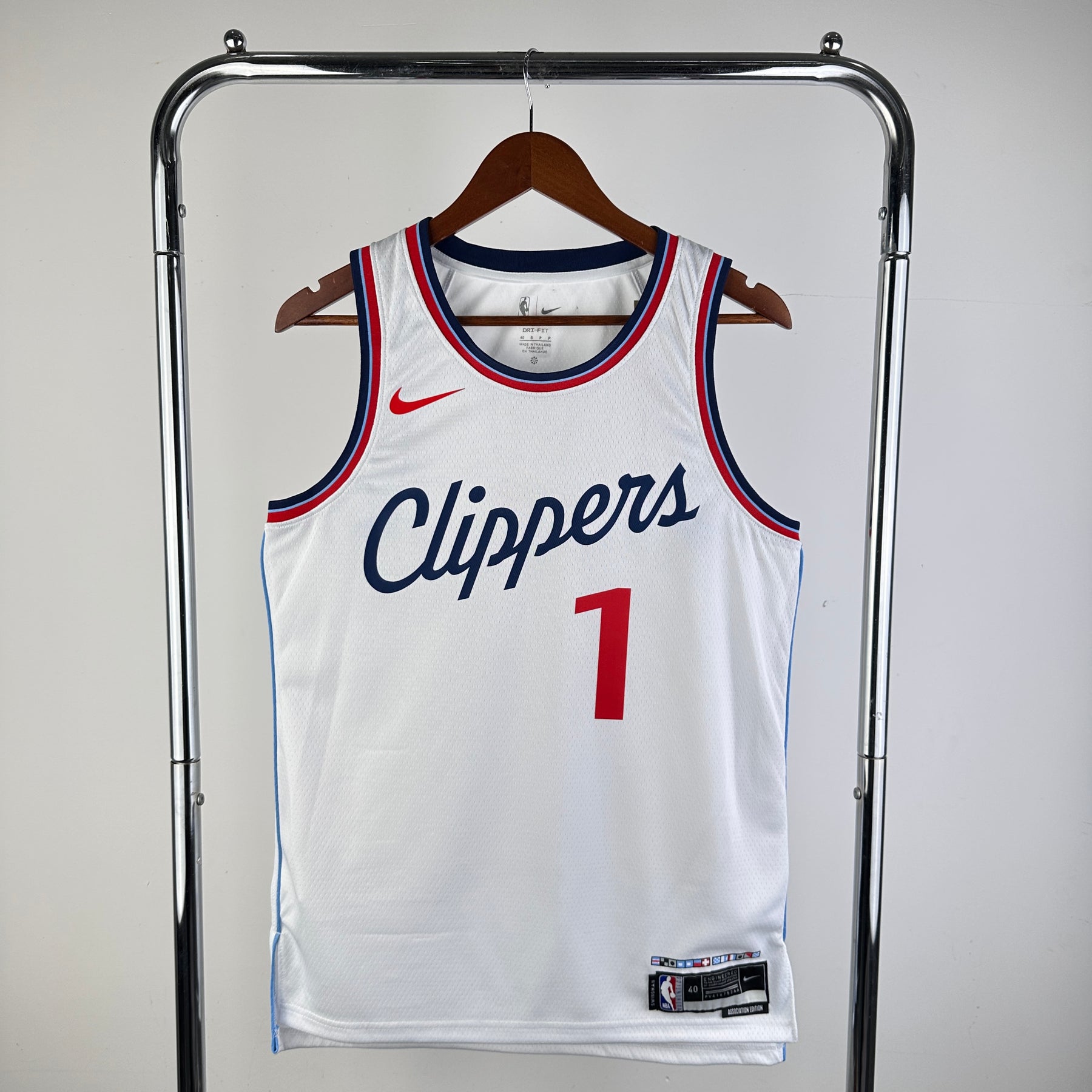 NBA JERSEY CLIPPERS WHITE 24/25