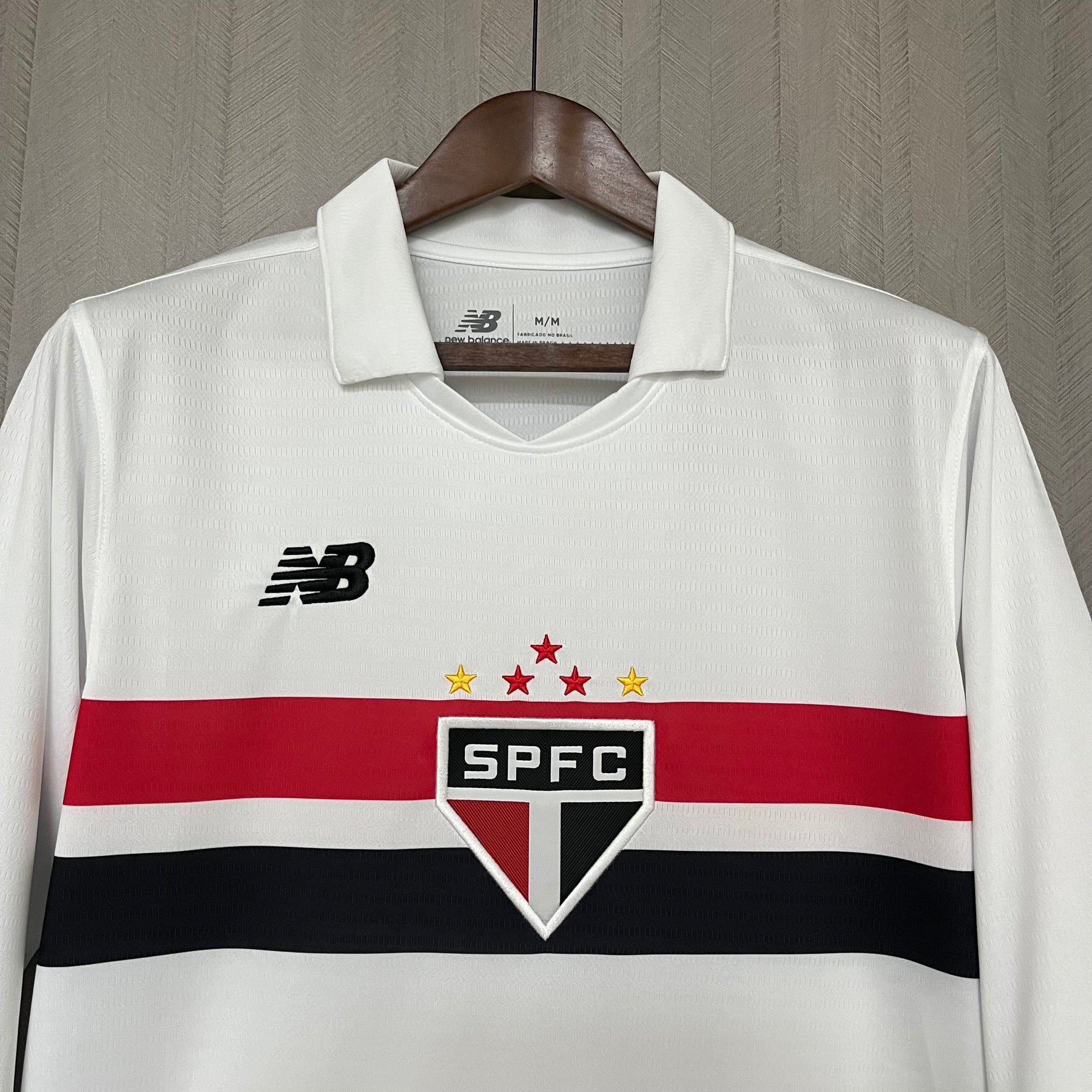 CAMISA SÃO PAULO MANGA LONGA HOME 24/25