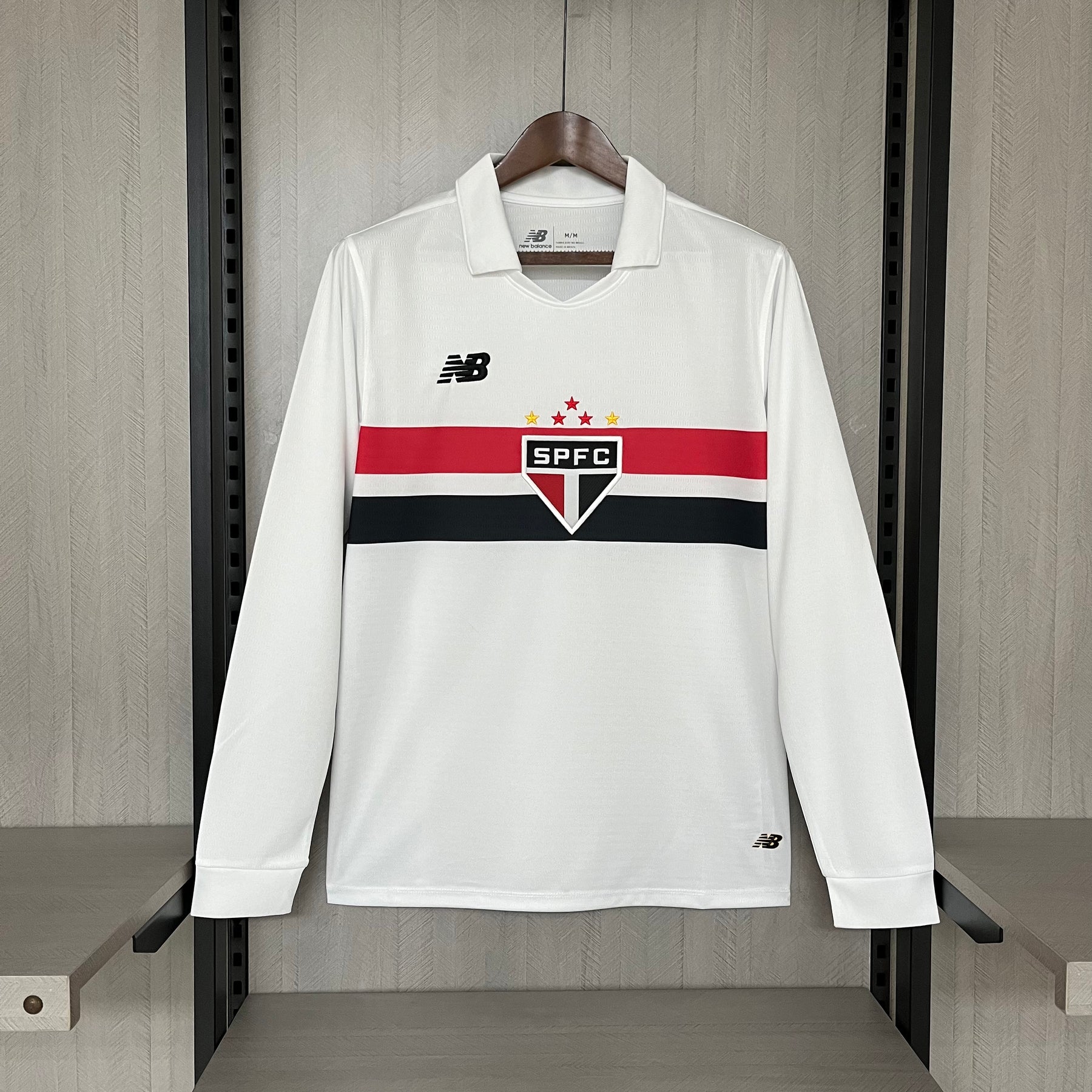 CAMISA SÃO PAULO MANGA LONGA HOME 24/25