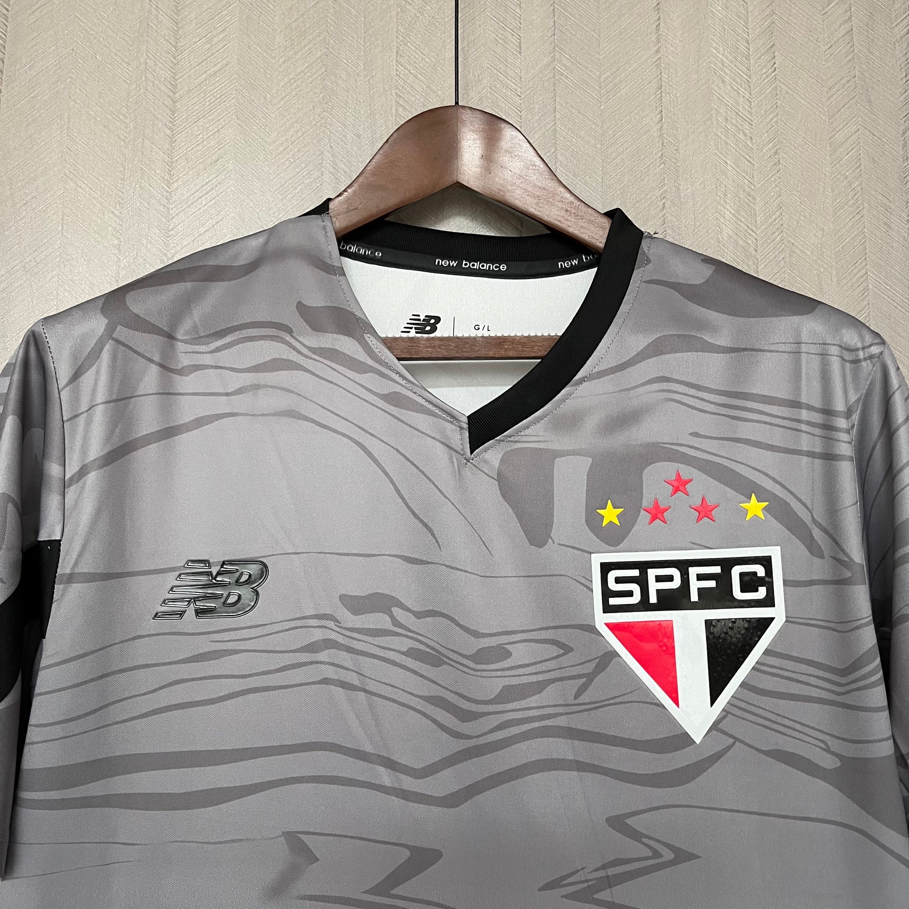 CAMISA SÃO PAULO TREINO CINZA 24/25