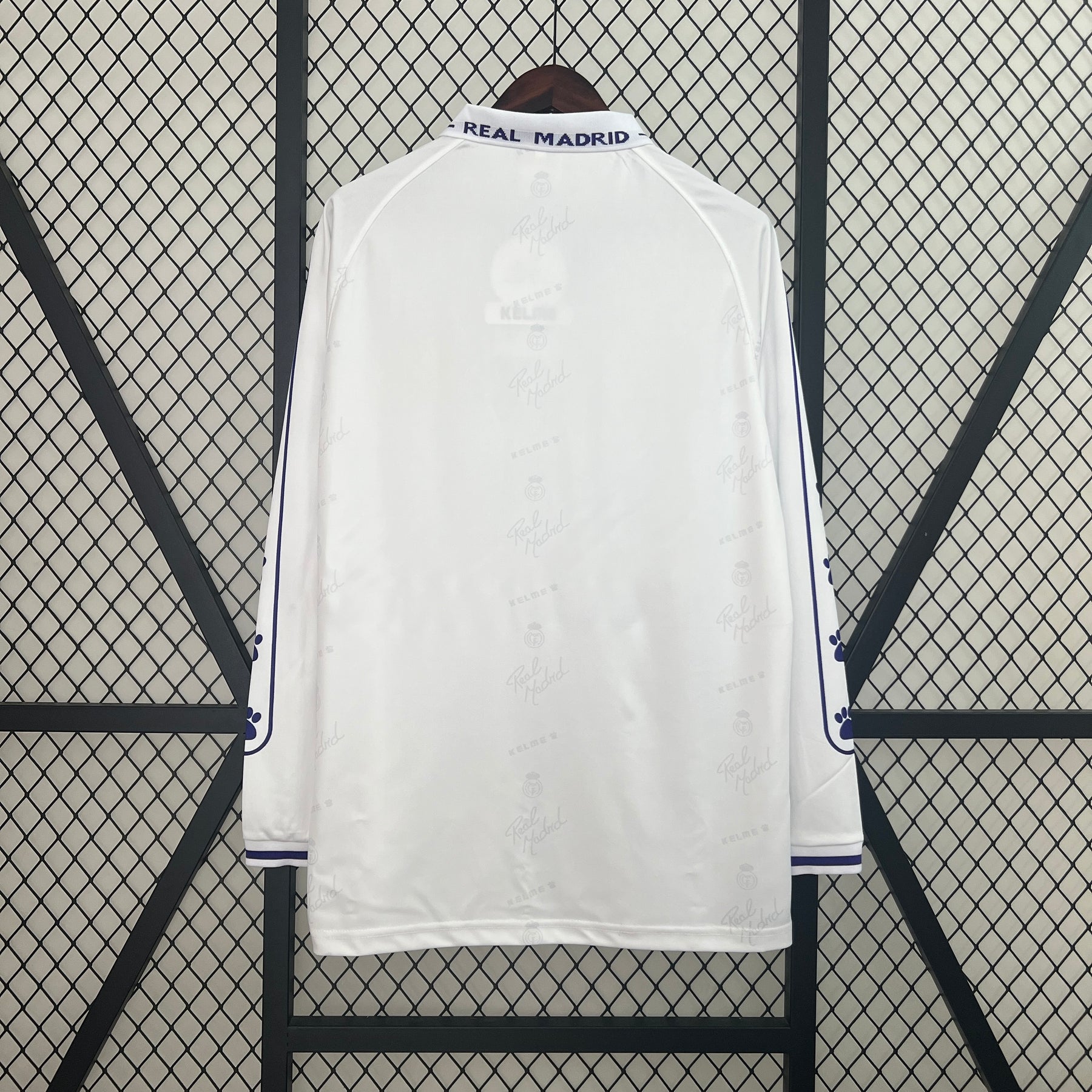 CAMISA REAL MADRID MANGA LONGA RETRÔ HOME 94/96