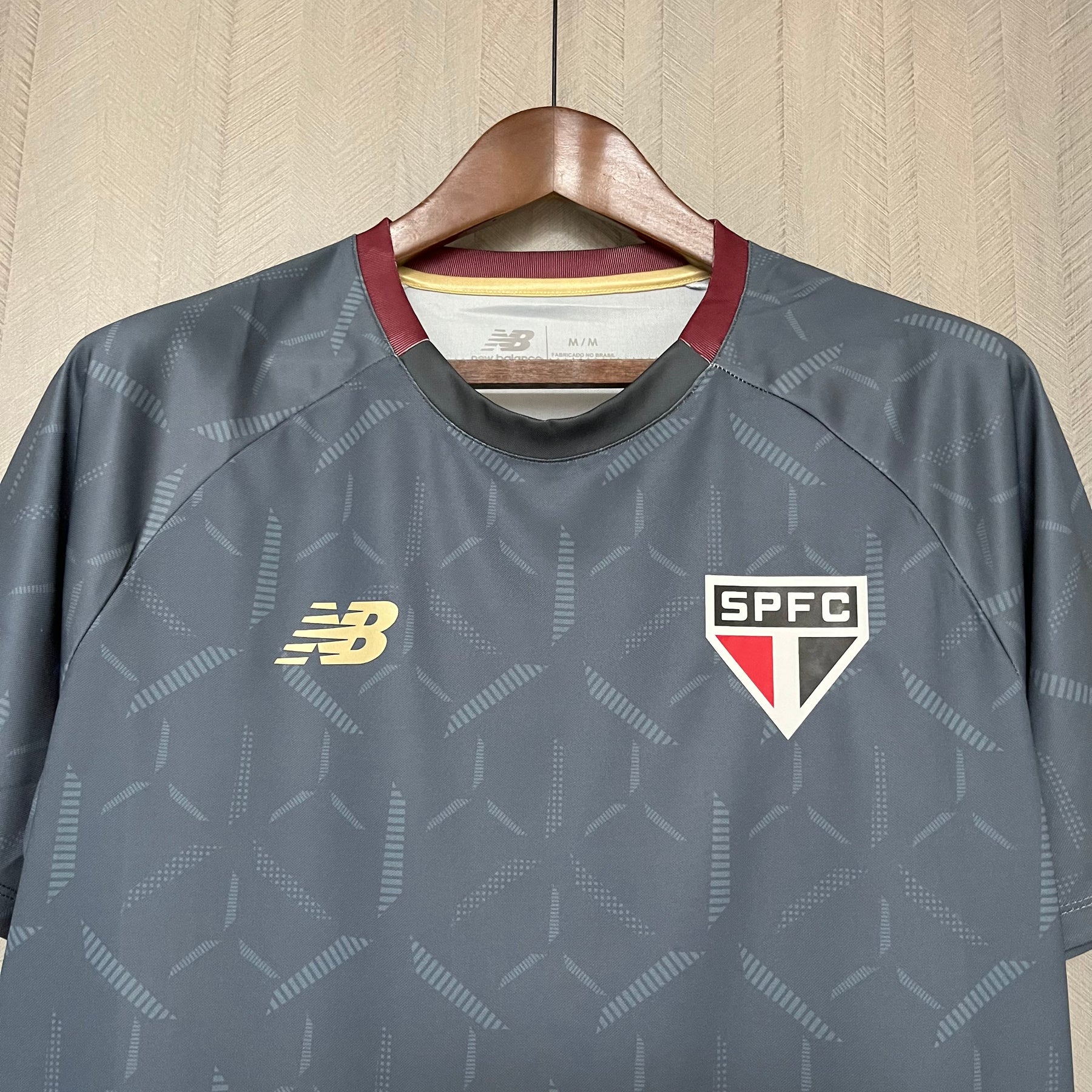 CAMISA SÃO PAULO TREINO CINZA 25/26