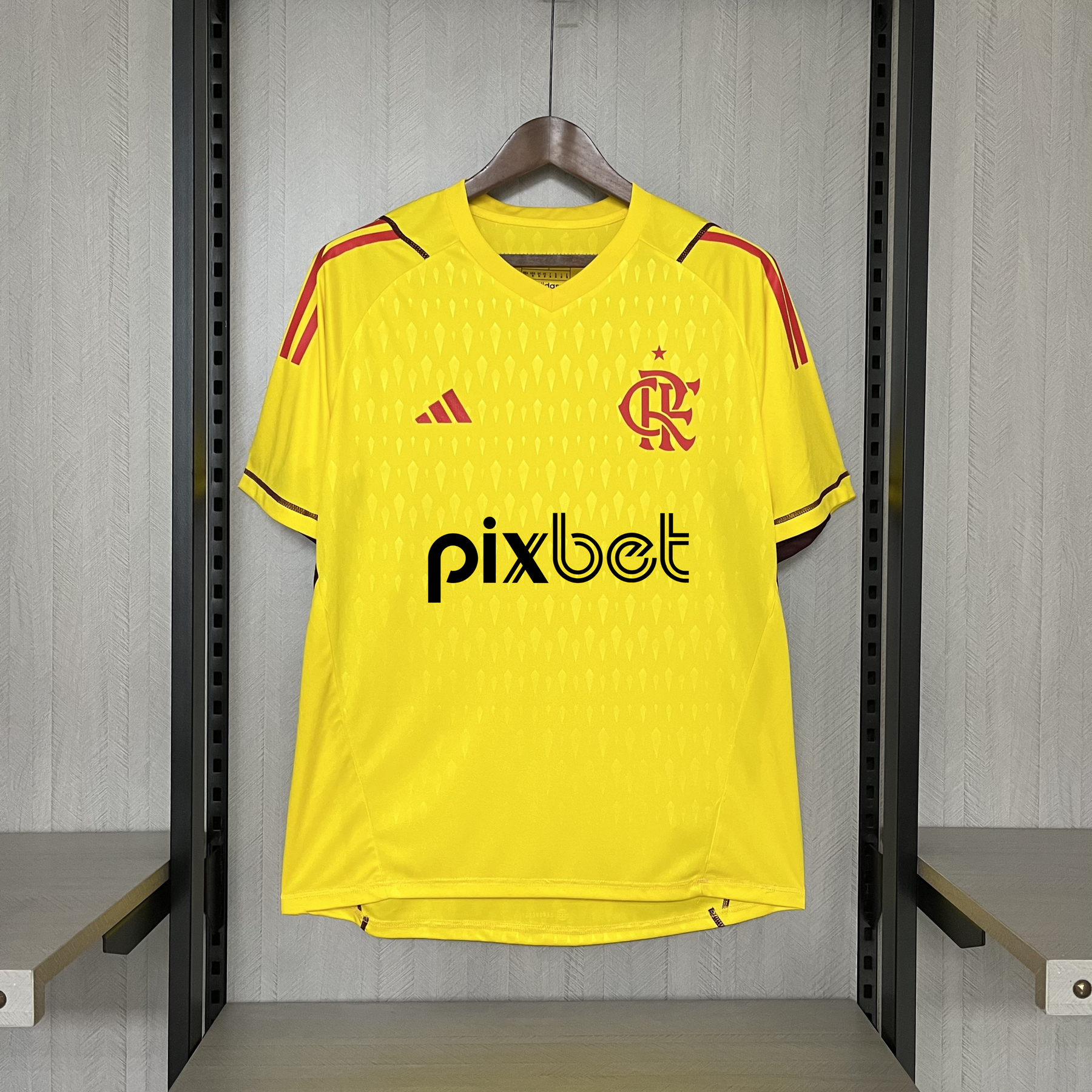 CAMISA FLAMENGO GOLEIRO AMARELO 24/25