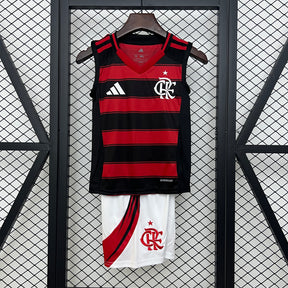 KIT INFANTIL CAMISETA FLAMENGO HOME 25/26