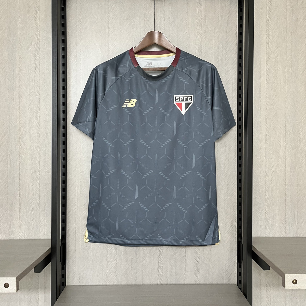 CAMISA SÃO PAULO TREINO CINZA 25/26