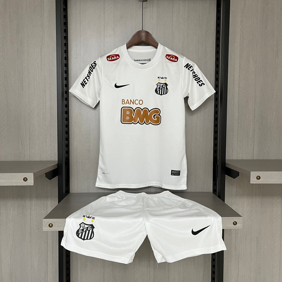 KIT INFANTIL SANTOS RETRÔ HOME 11/12