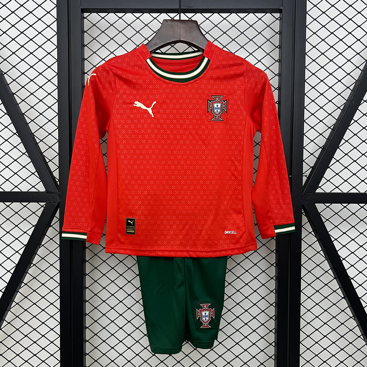 KIT INFANTIL MANGA LONGA PORTUGAL HOME 25/26