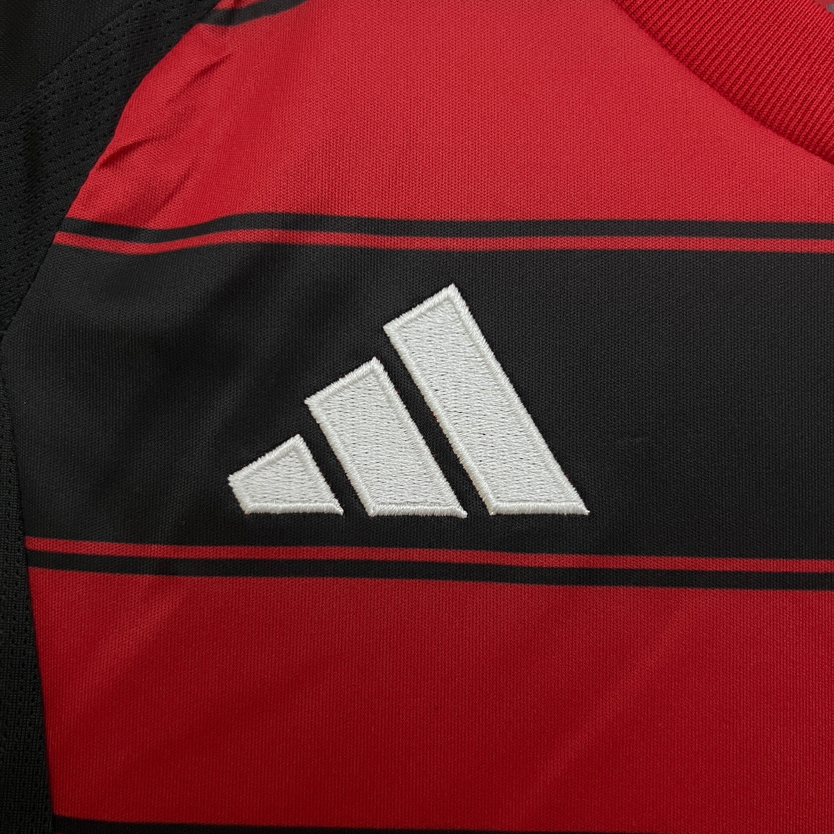 KIT INFANTIL MANGA LONGA FLAMENGO HOME 25/26