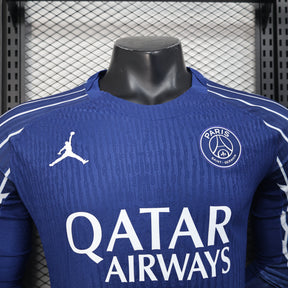 CAMISA MANGA LONGA PSG VERSÃO JOGADOR FOURTH 24/25