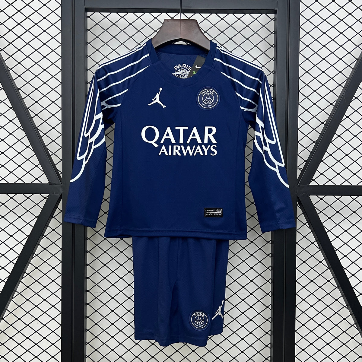 KIT INFANTIL MANGA LONGA PSG FOURTH 24/25