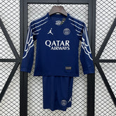 KIT INFANTIL MANGA LONGA PSG FOURTH 24/25