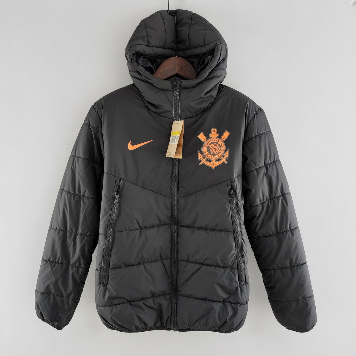 PARKA CORINTHIANS BLACK & ORANGE 22/23
