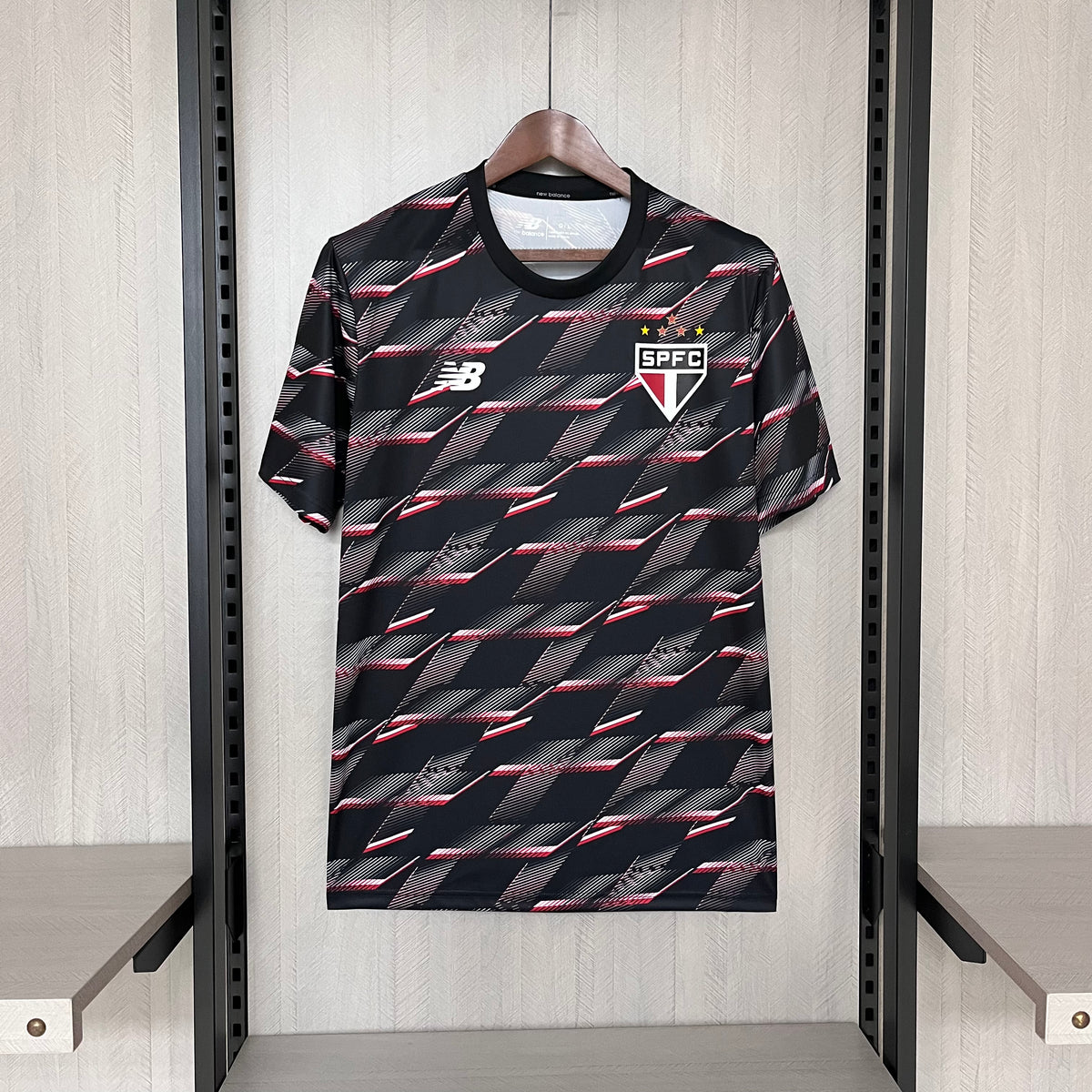 CAMISA SÃO PAULO TREINO BLACK 24/25