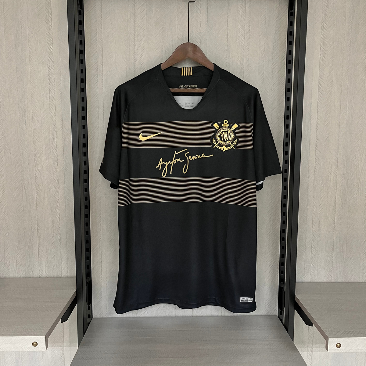 CAMISA CORINTHIANS RETRÔ AYRTON SENNA 18/19