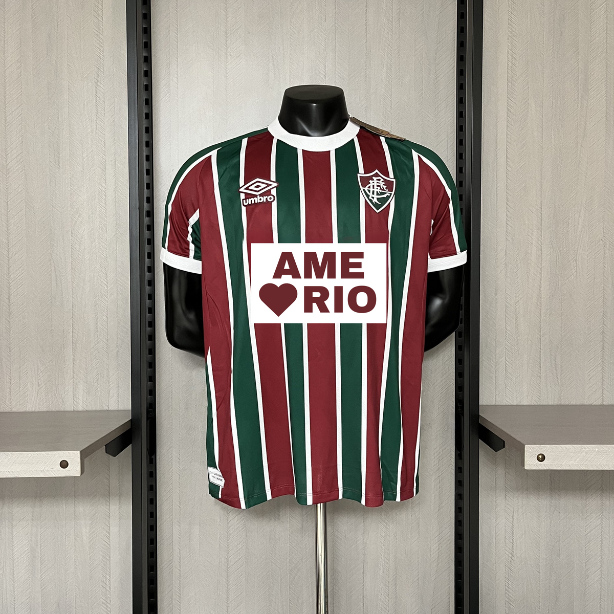 CAMISA FLUMINENSE VERSÃO JOGADOR 'AME O RIO' 25/26