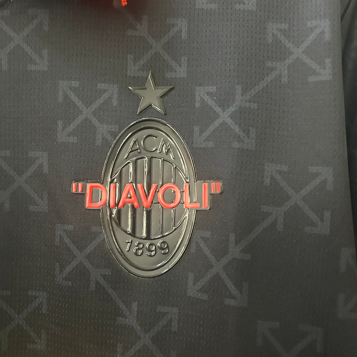 CAMISA MILAN CO-BRANDED EDITION BLACK 25/26