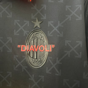 CAMISA MILAN CO-BRANDED EDITION BLACK 25/26