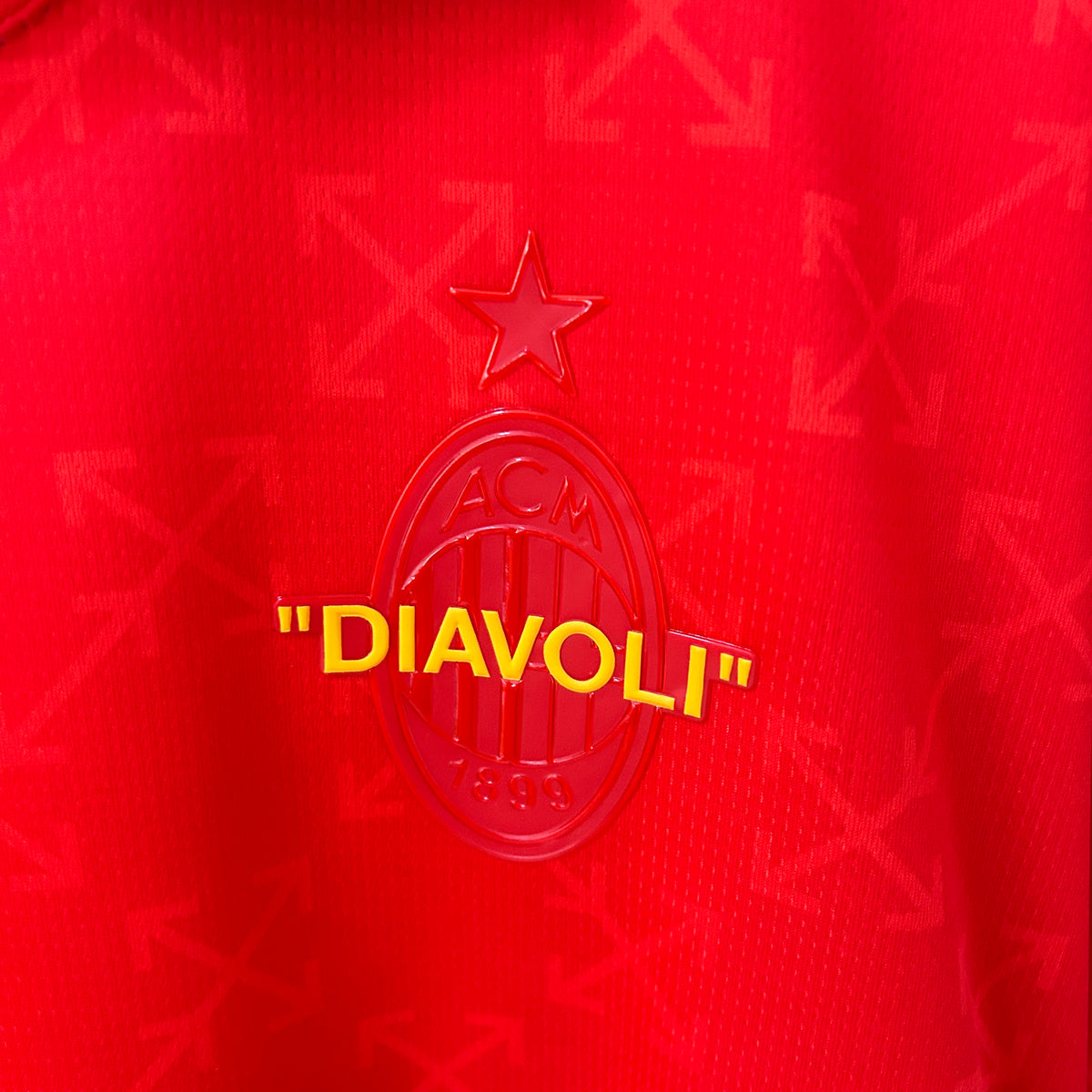 CAMISA MILAN CO-BRANDED EDITION RED 25/26