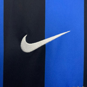 CAMISA RETRÔ MANGA LONGA INTER DE MILÃO HOME 09/10